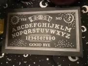 Halloween tray - spirit board - ouija board - slate halloween server