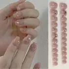 Nail Tips Press on Nails DIY Fake Nails Medium Length French Wearable