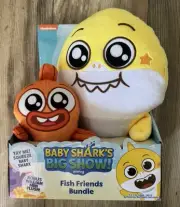 RARE HTF! Nickelodeon Plush Baby Shark’s Big Show Fish Friends Bundle - SEALED!