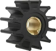 Zohisin 57mm Outboard Water Pump Impeller 12 Blades Replacement for Multiple Marine Engines Like Jabsco Johnson Oberdorfer Sierre Mallory Suitable for Engine Cooling Water