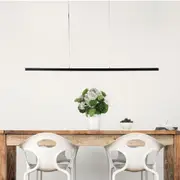 Slimline LED Pendant Light in Black or White