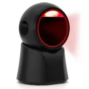 1D 2D Barcode Scanner Desktop, USB Wired Handsfree QR Code Scanner, Omnidirec...