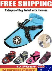 Waterproof Dog Jacket with Harness – For Small, Medium, Large & Extra Large Dogs