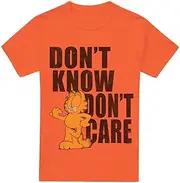 [Garfield] Mens Don't Know Don't Care T-Shirt