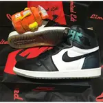 ΝΙΚЕ JORDAN 1 HIGH OG AJ1 ALL STAR 全明星 黑白綠 變色龍 907958-015慢跑鞋