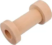 Angoily Wooden Spool for DIY Crafting Bobbin for Thread Storage Sturdy and Smoothly Polished Sewing Tool for Handicrafts for Leisure Projects