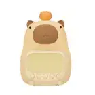 Capybara Kids Bedroom Alarm Clock with Night Light USB Rechargeable 1500mAh