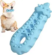 Teething Dog Toys for Puppies,Small Dog Chew Toys with Eggplant Shape - Pet Teether for Reduce Boredom Training Play Enrichment Indoor Outdoor Garden Crate