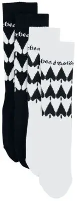 Ace Of Spades Motorhead 2 Pack Socks Black/White Heavy Metal Band