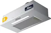 [CIARRA] Integrated Cooker Hood 52cm CBCS5913D Stainless Steel Built in Extractor Hood LED Light 3 Speeds Undercabinet Extractor Fan
