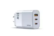 USB Wall Charger 65W GaN Ultra Fast Charger for MacBook, Surface, Mobile Phones