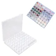 Clear Mini Multi-Functional Portable Organizing Box Jewelry Box Pill Box Organizer