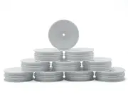 Schumacher 12mm 1/10 2WD Buggy Front Hex Wheels (White) (10) (Slim) [SCHU7466]