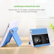 Multi Angle Mobile Phone Tablet Stand Holder Samsung Galaxy Apple iPhone - Blue