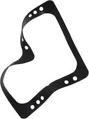OSALADI 2pcs High-temperature Fireproof Flat Gaskets for Range Hood Check Valve Prevent Backflow Keeps Kitchen Air Fresh Compatible Various Models Seals