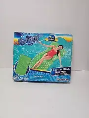 H2O Go! Bestway Float’n Roll Air Mat 7-ft. Pool Float Swimming Inflatable, NEW