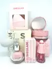 SHEGLAM Makeup Set Bubblegum Powder Go Go Glow Highlighter Puffs Jelly Lip Oil