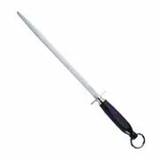 Round Regular Cut Knife Sharpening Steel 14" Chrome & Plastic Handle