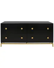 Safavieh Couture Claudette 4 Drawer Dresser NoSize Black