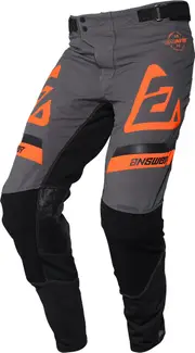 [Answer Racing] Answer Trinity Voyd Motocross Pants, black-orange, Size 32 for Men Black Orange