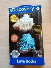 NEW Unopened Discovery 2 Erupting Crystals Lava Rocks Ages 8+ STEM Approval 2019