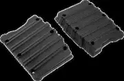 AN Billet 10 Gauge Rocker Box Top Cover Black Softail Springer 99-08