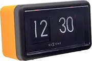 NexTime Table/Wall clock-5228, Orange, 18 x 10 x 7cm