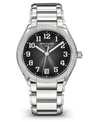 Patek Philippe Twenty~4 Automatic 36mm Steel Diamond Bezel Ladies 7300/1200A-010