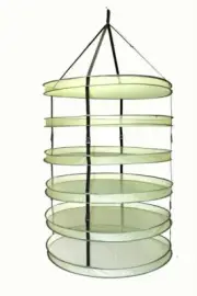 Horticulture Grow 36" x 6 Layer Clip On Collapsible Mesh Hydroponic Dry Rack Net