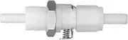 Computer Water Cooling Quick Connector, Water Stop Quick Plug, Two Ends uick Disconnect Couplings for Home Office (Pagoda Outer Diameter 7.2mm)