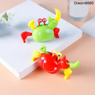 [DM8] 上鍊小螃蟹兩棲走路發條螃蟹仿真動物模型玩具