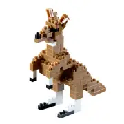 *NEW* BRIXIES KANGAROO - 115 Pieces Nano / Micro-Sized Building Blocks #200.002