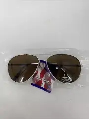 SunShades USA Unisex Kids Aviator Sunglasses Brown Silver Tortoise (38)