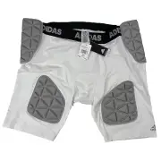 NWT Adidas Smash Pad G White Polyester Spandex Padded Spandex Mens Size 4XL