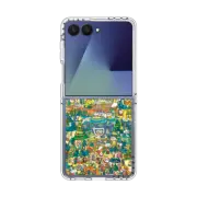 Galaxy Z Flip7 Clear Magnetic Case Dans les forêts et champs