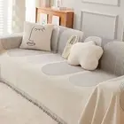 Sofa Cover Dust-proof Sofa Cover Sofa Cover with Detail for Three-seater Couch