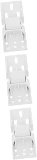DOITOOL 3pcs Plastic Hinge for Chest Freezer Mini Fridge Hinge Folding for Small Freezer Replacement Kitchen Cabinet Hardware