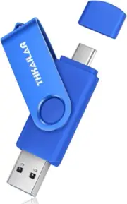 64GB USB C Flash Drive 3.1-2 in 1 Thumb Drive with USB and Type C Port-Compatib