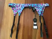 BRAS N THINGS PLAYBOY ASTALLA SUSPENDERS NEW WITH TAGS SIZE 14