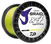 Daiwa JB4U80-3000FY J-Braid X4 4 Strand Braided Line, 80# 3000 yd