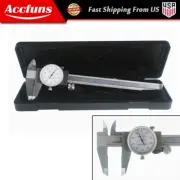CARBON STEEL 6" DIAL CALIPER SHOCKPROOF .001" OF ONE INCH.