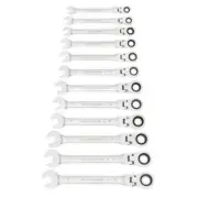 GEARWRENCH 12pc Flex Head Ratchet spanner Set Metric 9901D