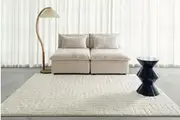 Ravina Ivory Geometric Rug