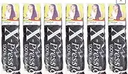 X-pression Ultra Braid Synthetic Hair Extensions, Colour #1B, Black Approx 210cm (6pcs)