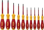 Wiha 32592 Torx Screwdriver Set With SoftFinish Handle, 1000 Volt, 10 Piece