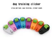 Dog Pet Training Clicker Trainer Teaching Tool Puppy with Finger Holder