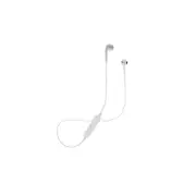 Biaural Stereo-In-Ear Mobile Bluetooth Headset - White
