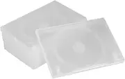 6pcs Cd Storage Box Cd Case for DVD Portable Holder Large Capacity Storage to Carry for Home Cinema