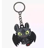 DreamWorks How To Train Your Dragon Toothless Character Metal Keychain New