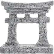 Toddmomy Torii gate Accessories Terrarium Fairy Gardens Supplies Japanese Miniature Garden Shinto Shrine gate Japan Torii gate Fish Tank Torii gate Mini Pagoda Statue Asia Resin Aquarium